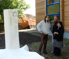 Bewohner Peter Skulptur